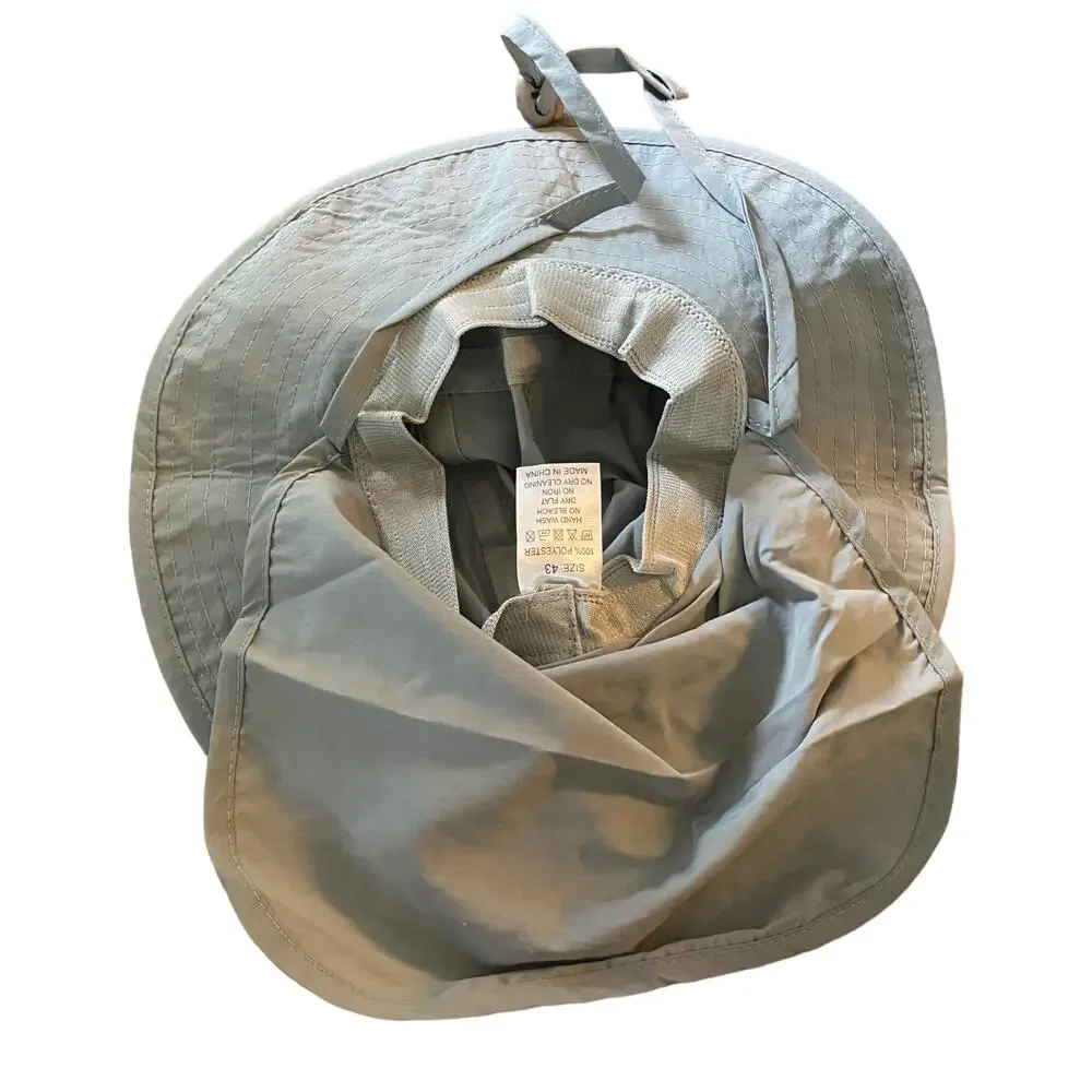 Gray Baby Kids Sun Hat Size 0-6 Months